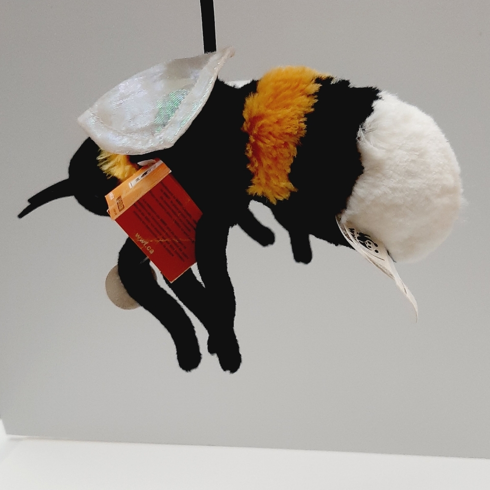 π New - WWF Bumble / Honey Bee Plush Soft Kids Toy World Wildlife Fund - Picture 4 of 13